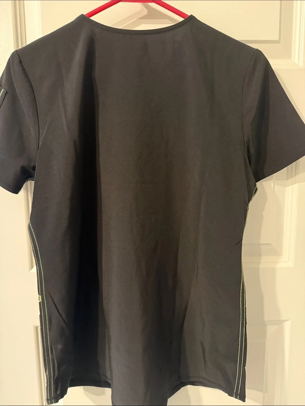 Scrubstar Black V-Neck Medical Scrub Top Set 2 Women’s XS Extra Small pockets - Picture 8 of 8